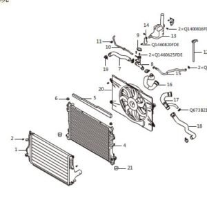 Haval H6 2019 Water tank filler opening